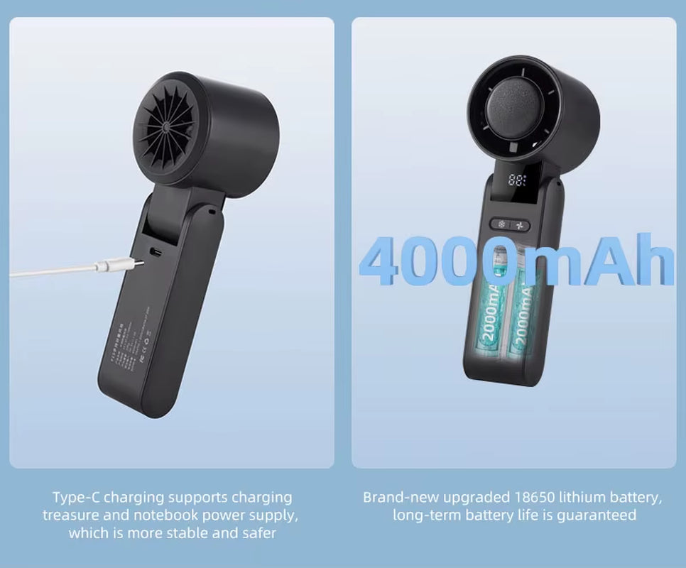 Customized Mini Folding Handheld Rechargeable Portable Fans New Wedding Design with USB Power Source for Home & Car Use